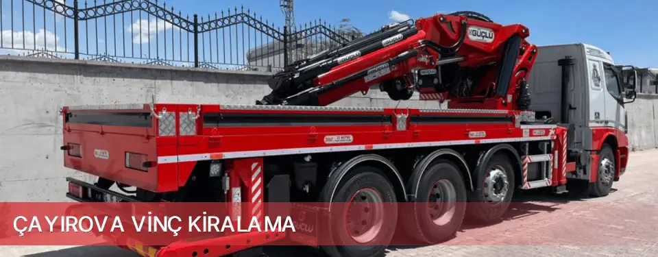 Çayırova İlçemi Vinç Kiralama